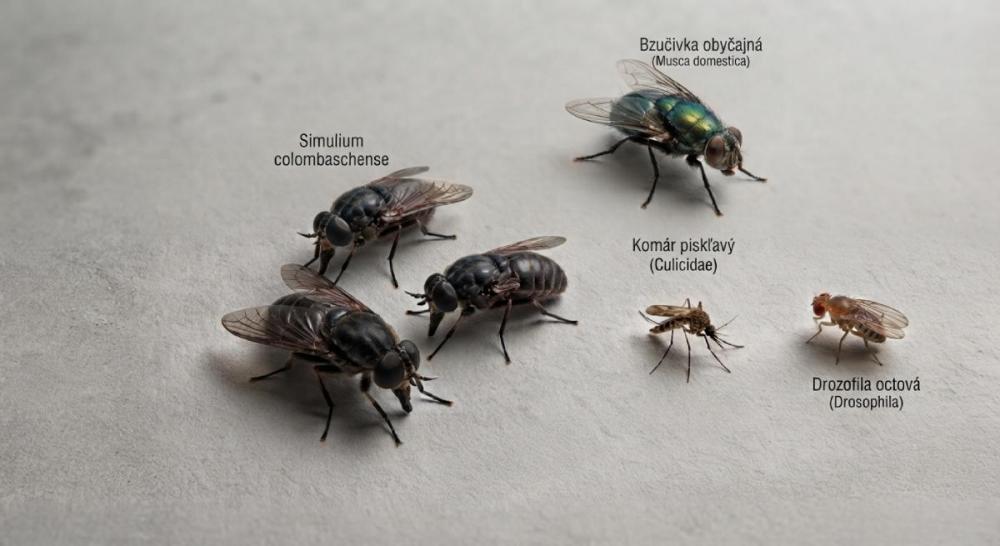 čierna muška muchnička alko vyzerá